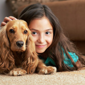 Girl and Dog